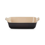 Le Creuset Heritage Stoneware Rectangular Dish Satin Black 26cm | Minimax