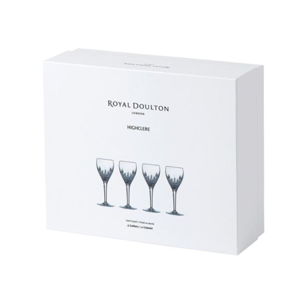 Royal Doulton Highclere Goblets 300ml (Set of 4) | Minimax