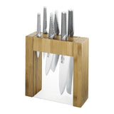 Global Ikasu Knife Block Set 7 Piece | Minimax