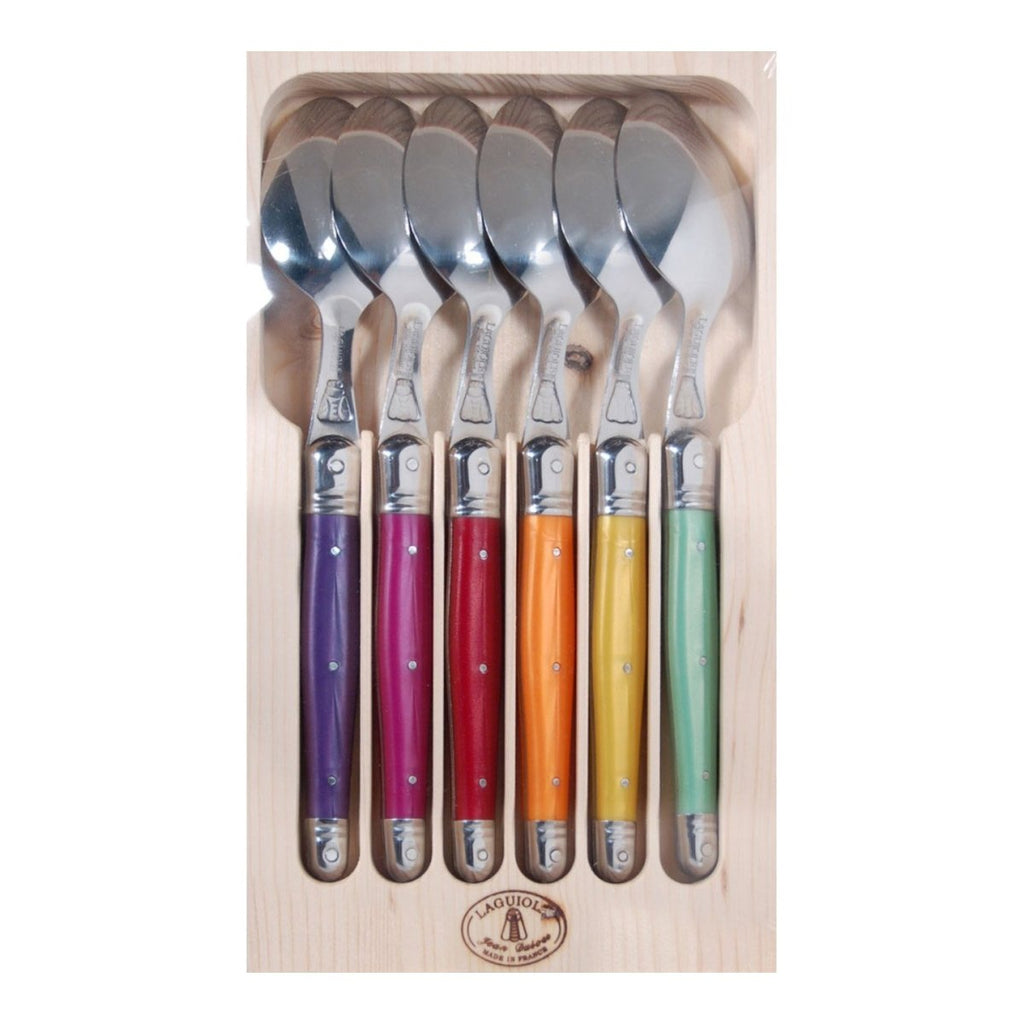 Jean Dubost Mixed Colour 6 Piece Spoon Set - Minimax