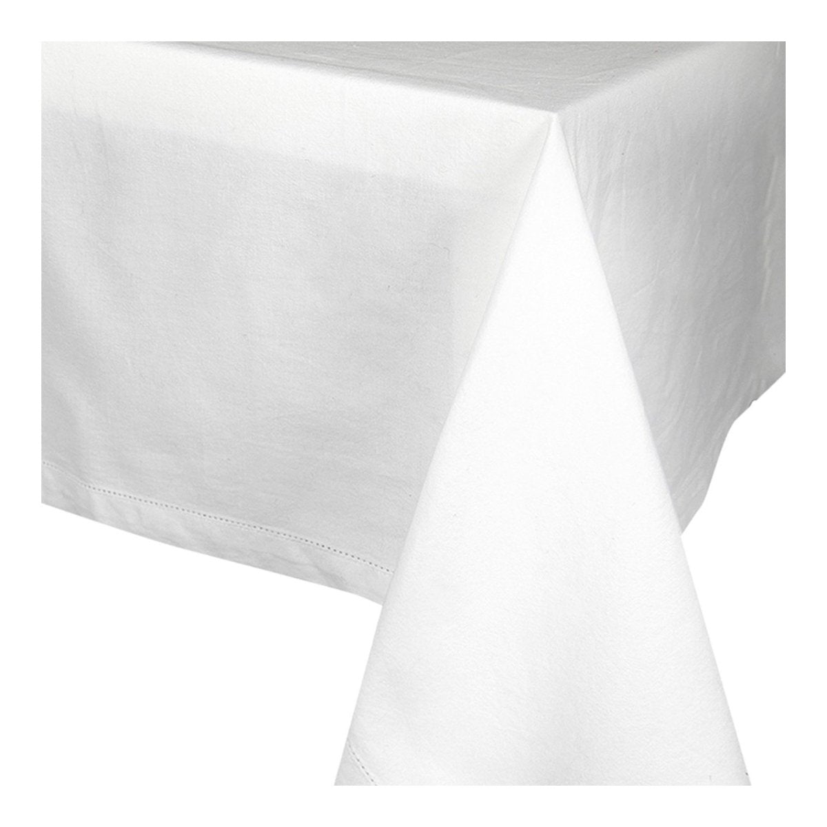 Jetty 180cm x 280cm White Tablecloth - Minimax