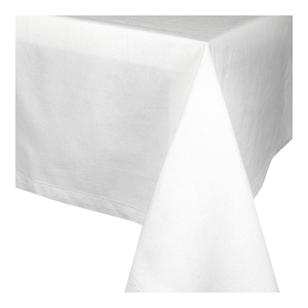 Jetty 180cm x 280cm White Tablecloth - Minimax