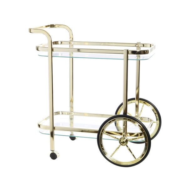 Jones Rectangle Gold Bar Cart - Minimax