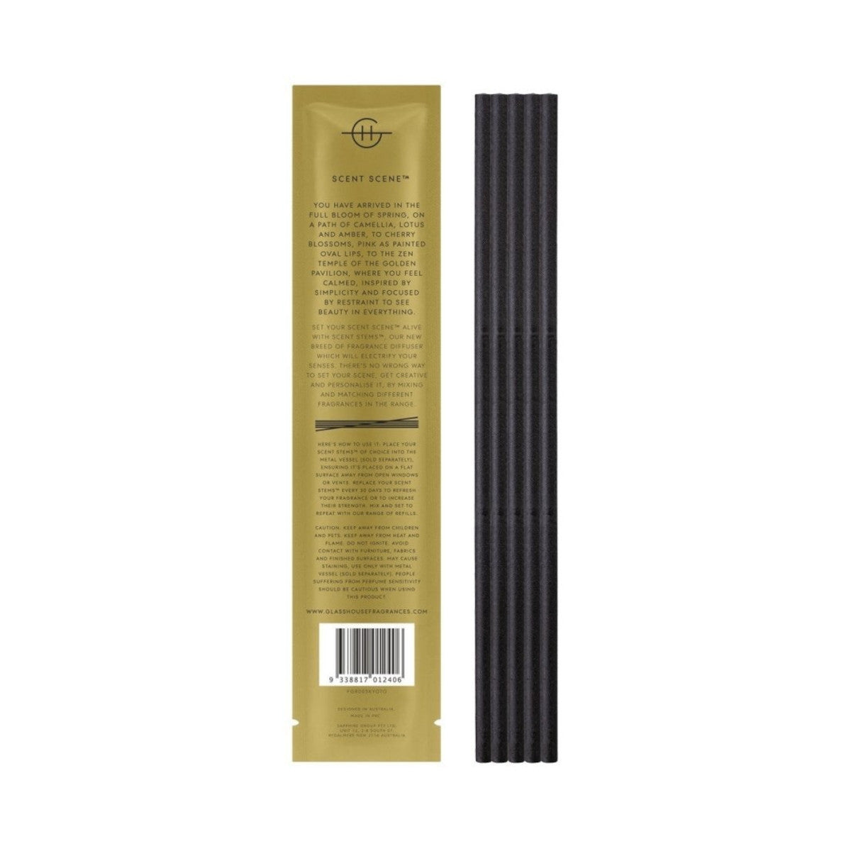 Glasshouse Fragrances Kyoto In Bloom Replacement Scent Scene Stems