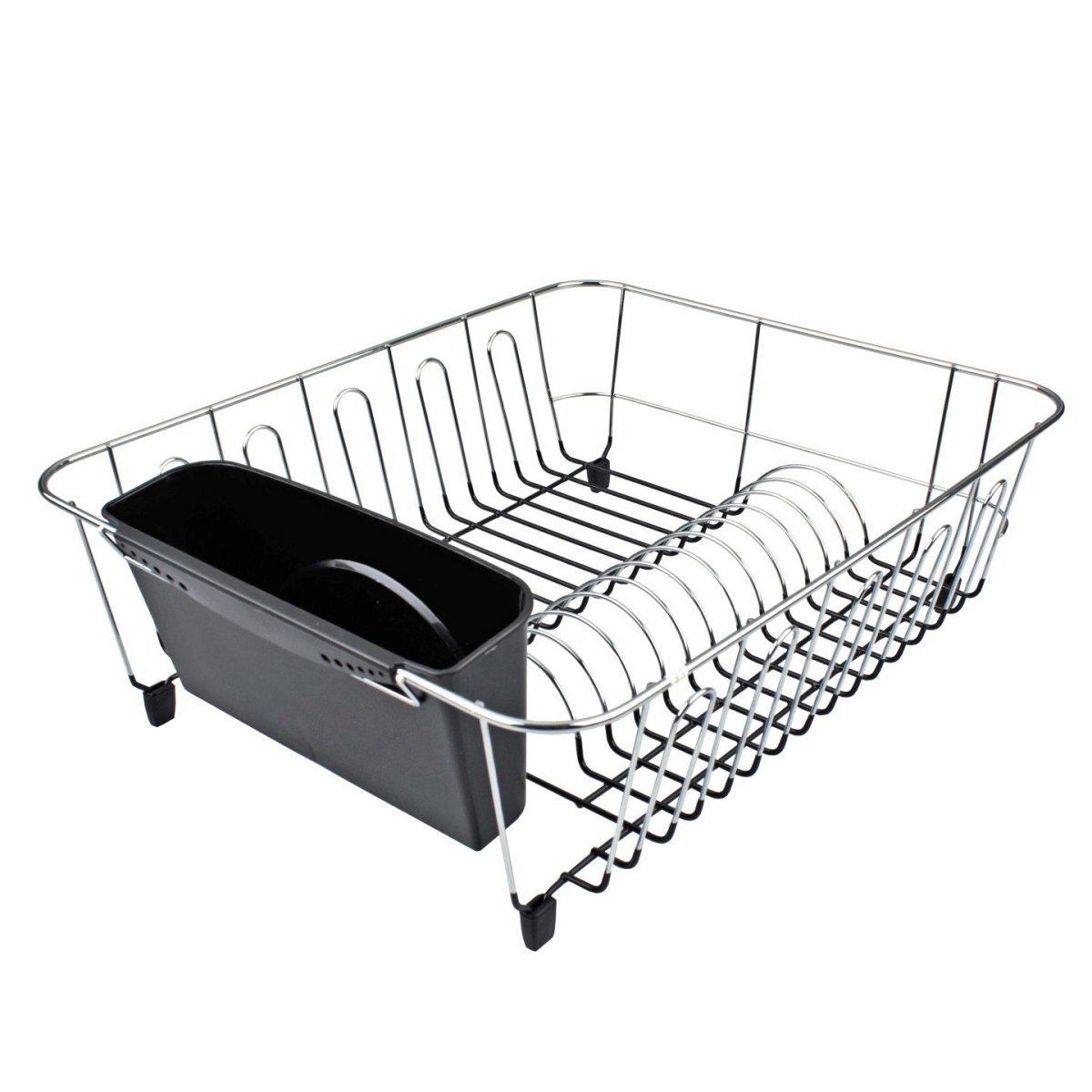 D.line Dish Drainer with Caddy Black Large | Minimax