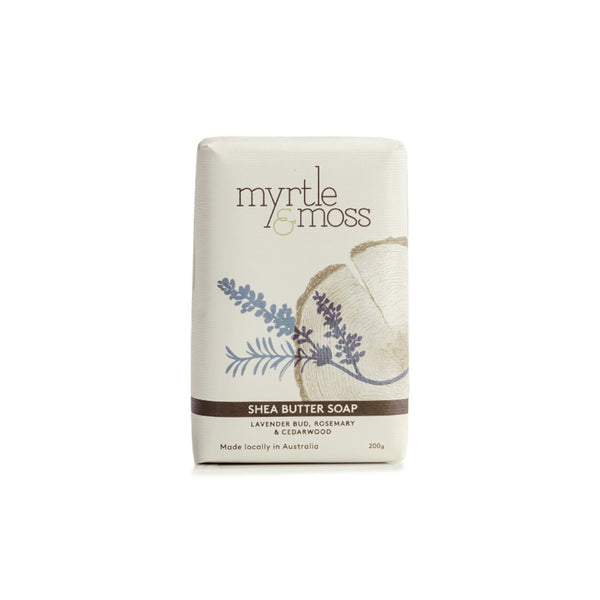 Myrtle and Moss Lavenderbud, Rosemary and Cedarwood Shea Butter Soap | Minimax