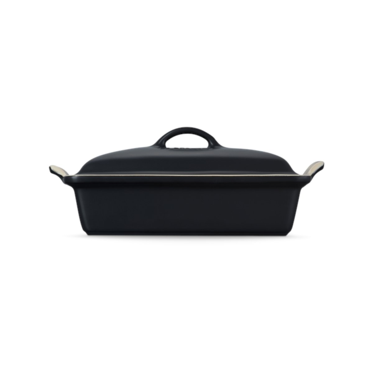 Le Creuset Heritage Rectangular Dish with Lid Satin Black 33cm