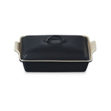 Le Creuset Heritage Rectangular Dish with Lid Satin Black 33cm - Minimax