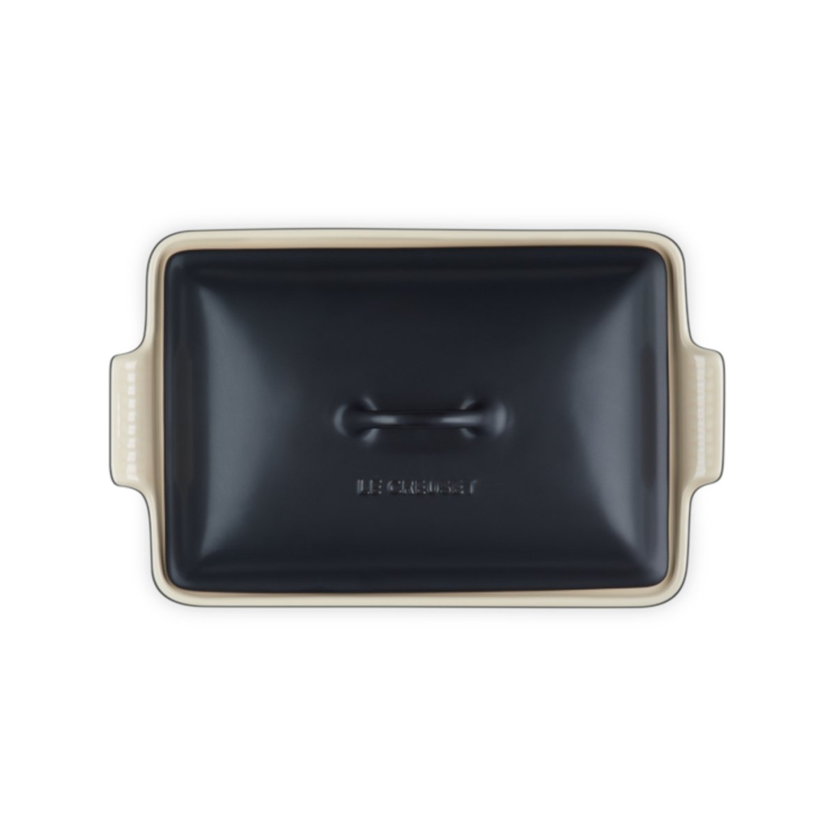 Le Creuset Heritage Rectangular Dish with Lid Satin Black 33cm