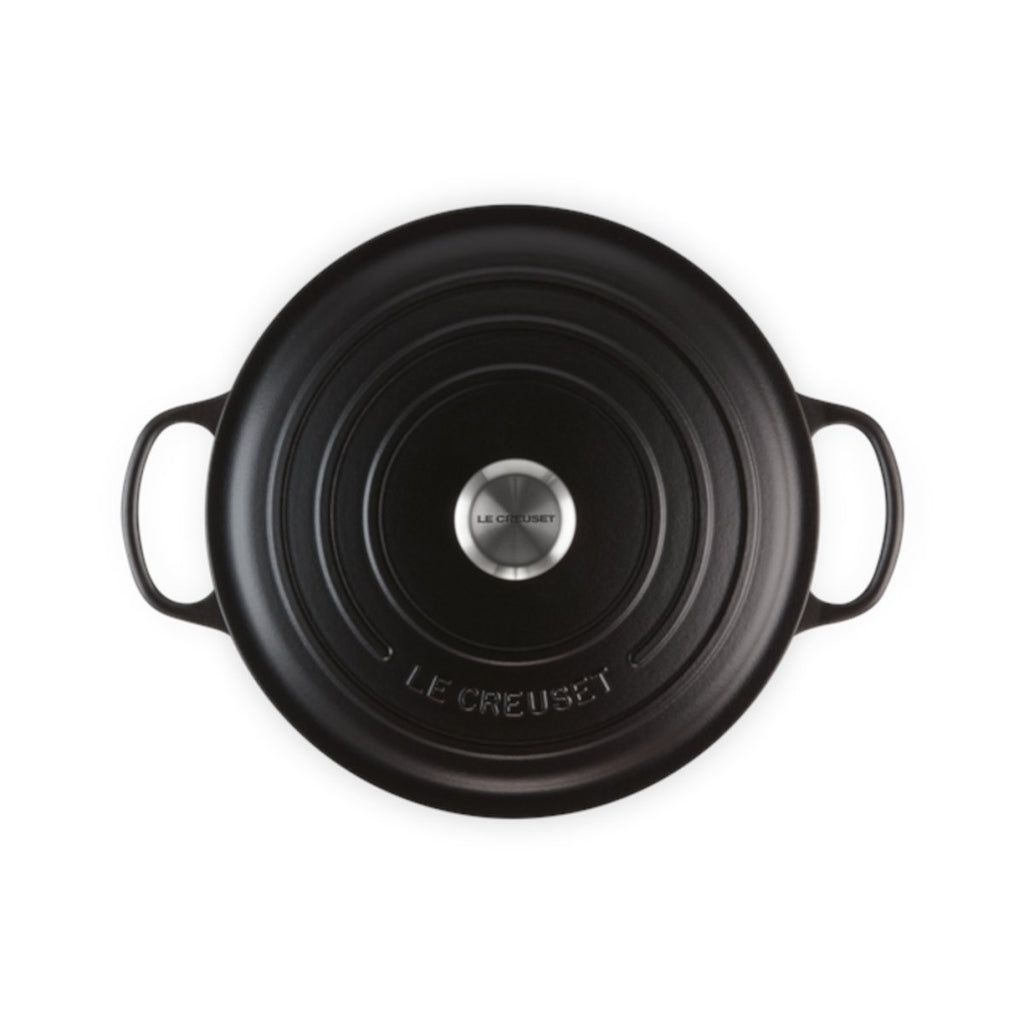 Le Creuset Signature French Oven Satin Black 24cm (4.2L) | Minimax