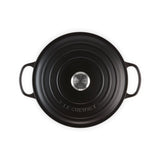 Le Creuset Signature French Oven Satin Black 28cm - Minimax