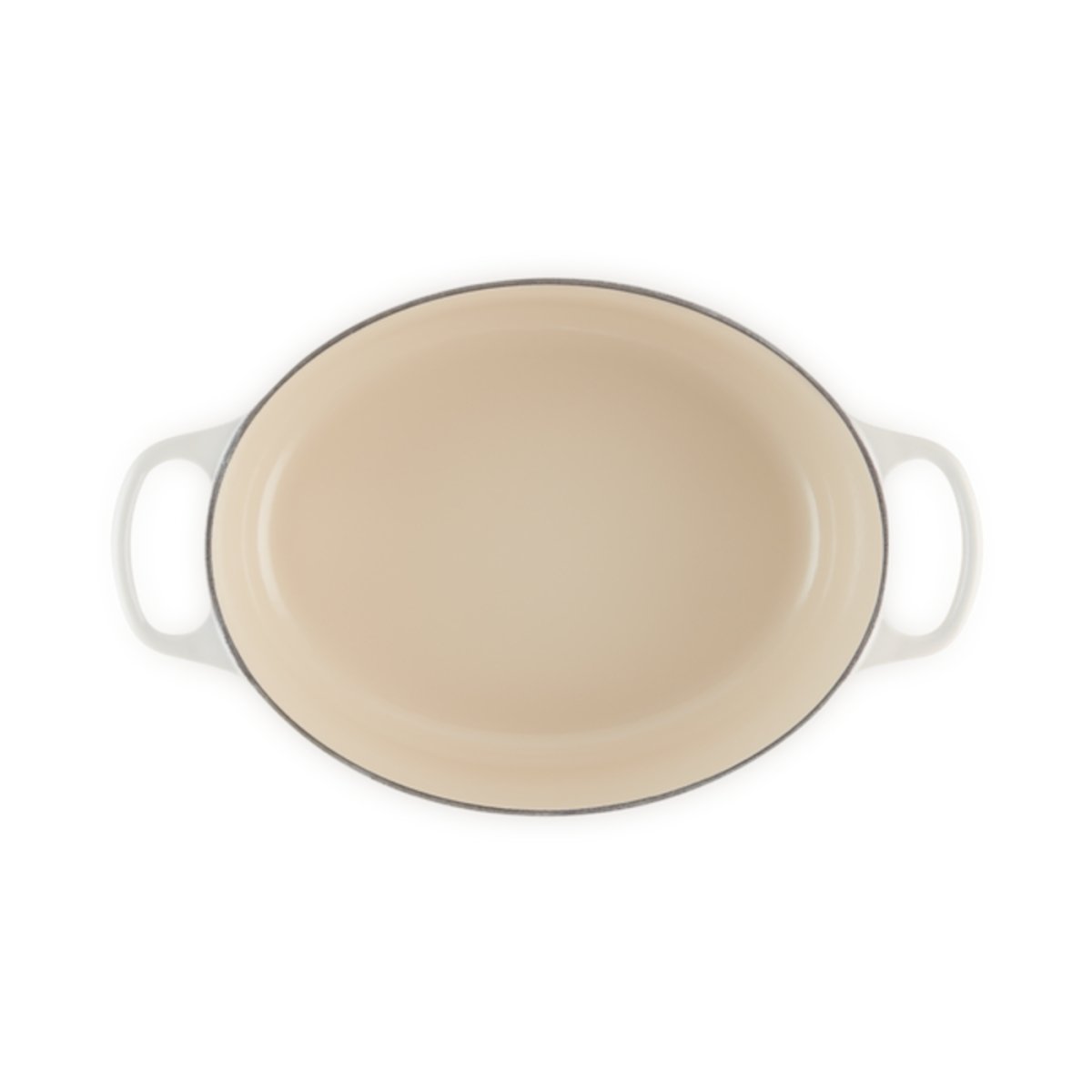 Le Creuset Signature Oval French Oven Meringue 27cm | Minimax