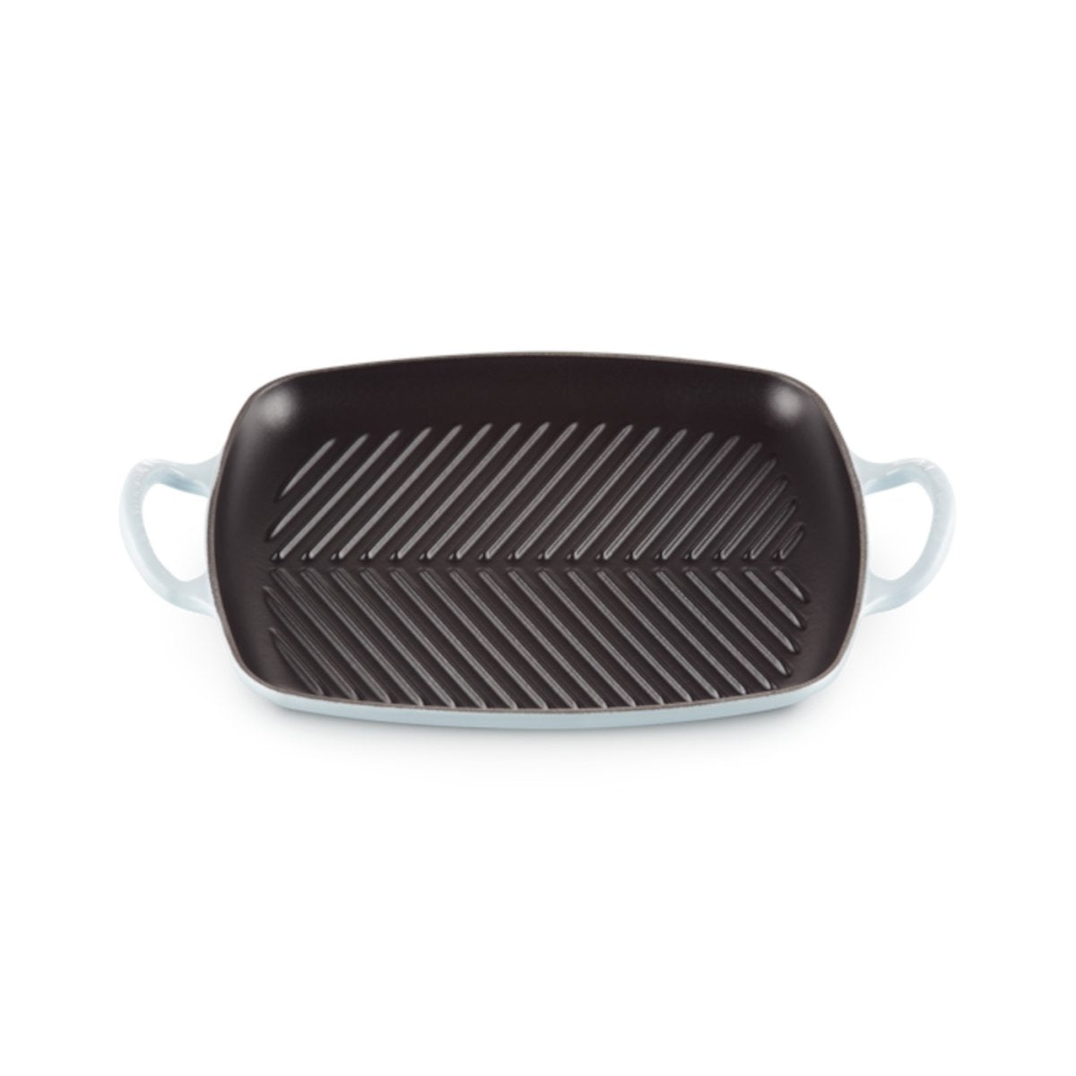 Le Creuset Signature Rectangle Grill Coastal Blue 30cm x 26cm - Minimax