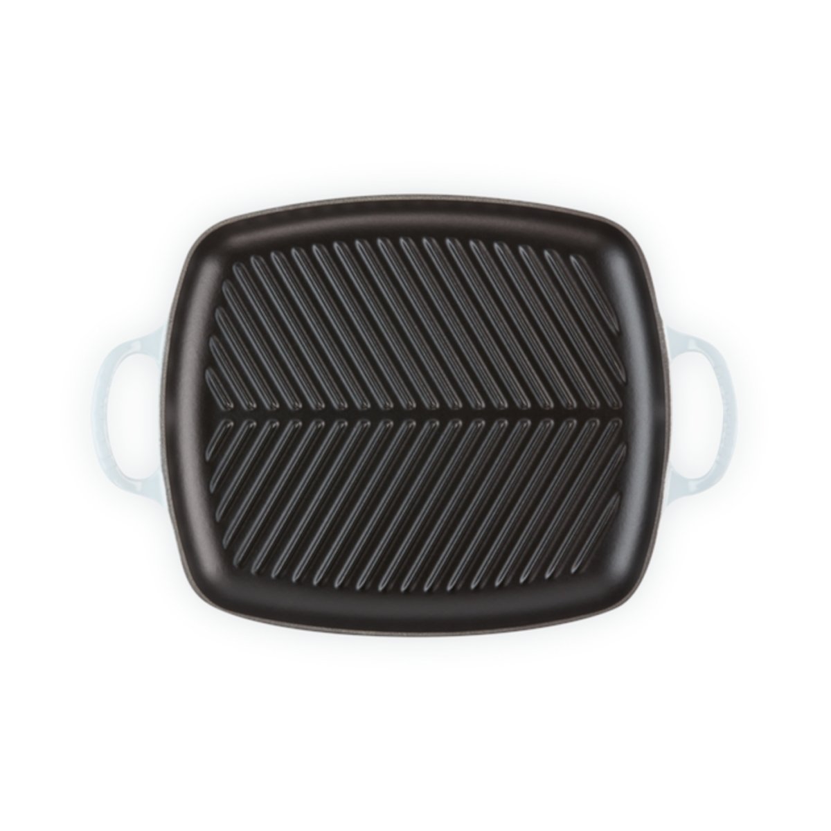 Le Creuset Signature Rectangle Grill Coastal Blue 30cm x 26cm - Minimax
