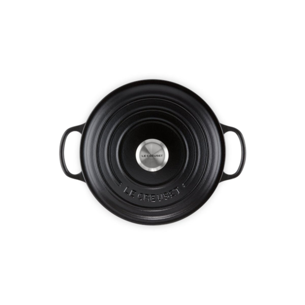 Le Creuset Signature Round French Oven Satin Black 20cm (2.4L) | Minimax