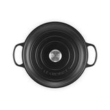 Le Creuset Signature Shallow Casserole Satin Black 30cm (3.5L) | Minimax