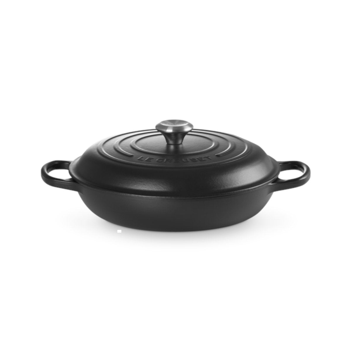 Le Creuset Signature Shallow Casserole Satin Black 30cm