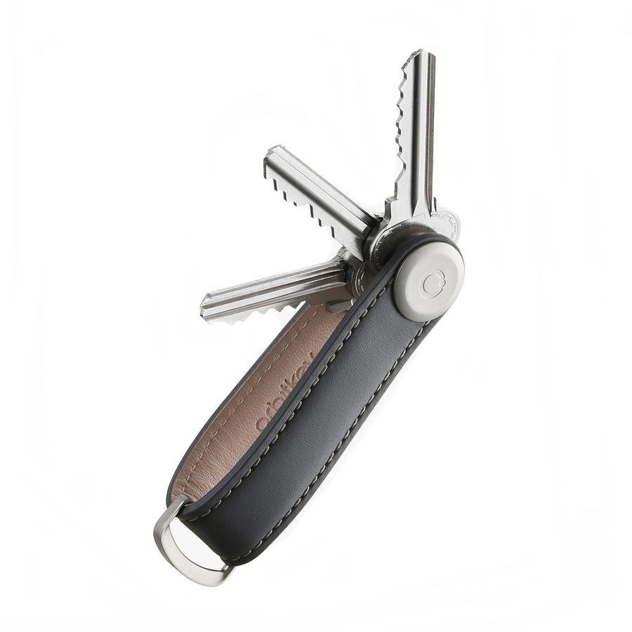 Orbitkey Leather Key Organiser Charcoal | Minimax
