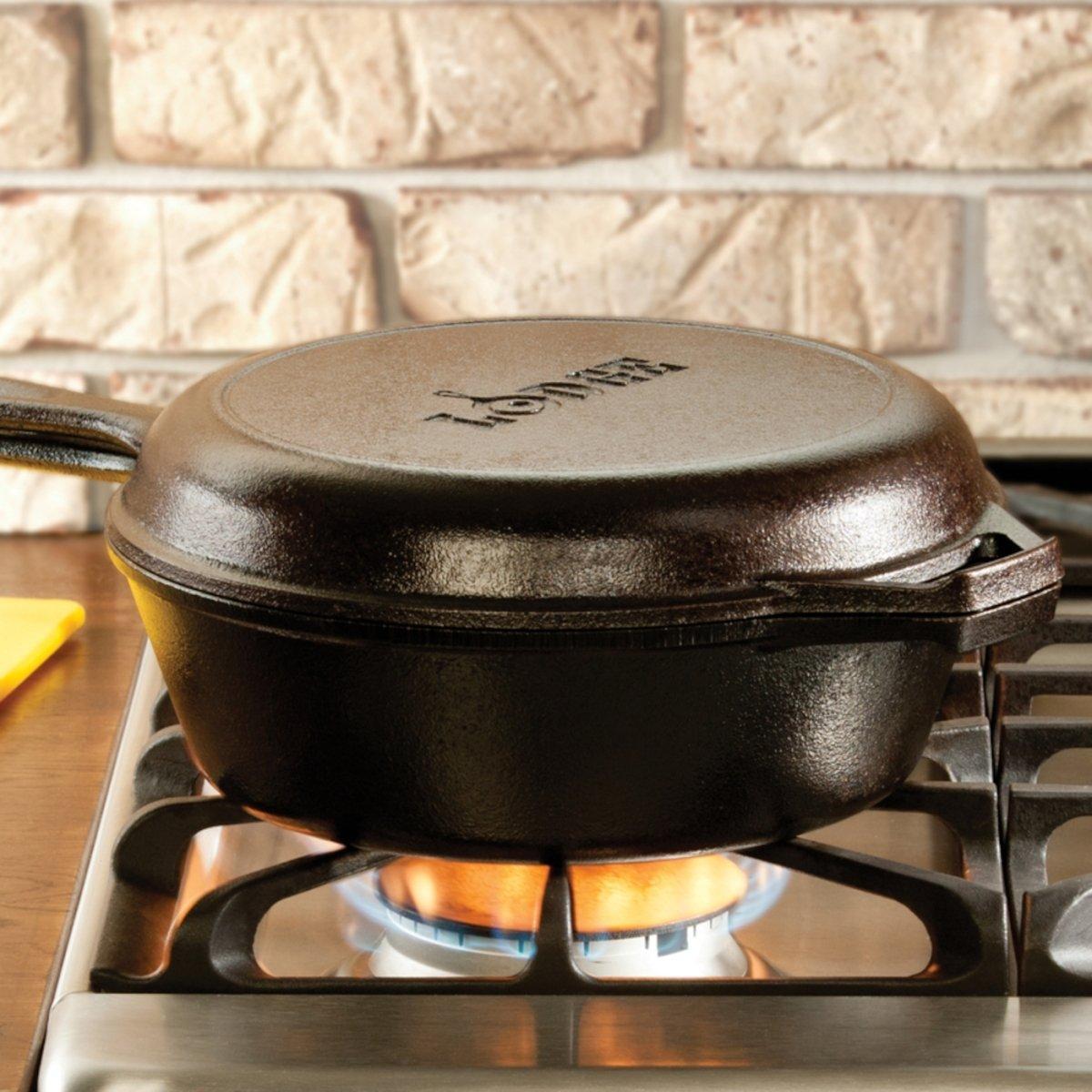 Lodge Cast Iron Combo Cooker 26cm | Minimax