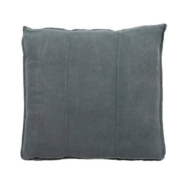 Luca Linen Slate Cushion 50cm x 50cm - Minimax