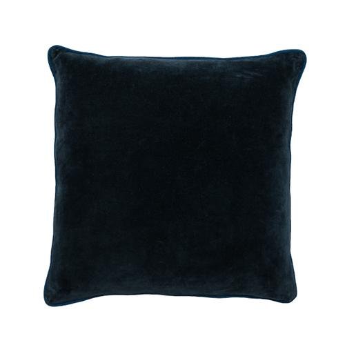 Lynette 50cm x 50cm Velvet Navy Cushion - Minimax