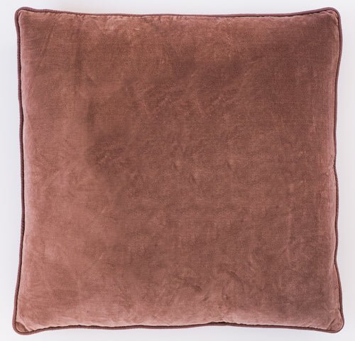 Lynette Velvet Desert Rose Cushion 50cm x 50cm - Minimax