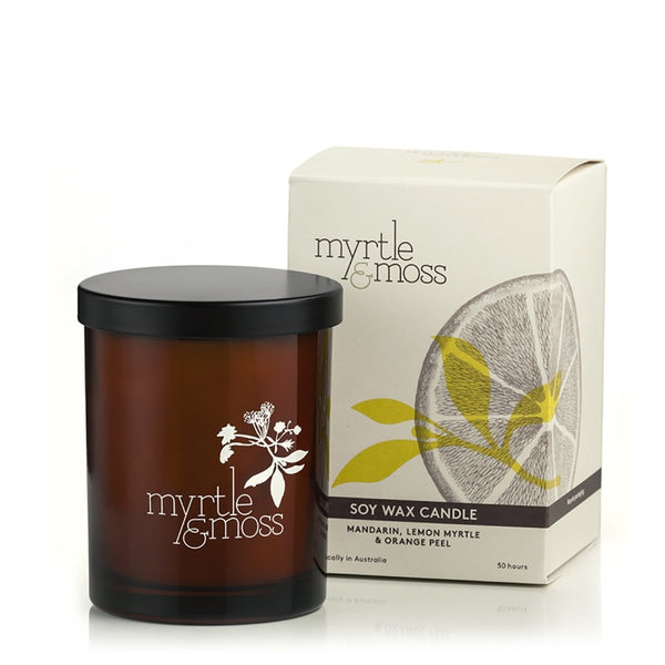 Mandarin, Lemon Myrtle & Orange Peel Candle - Minimax