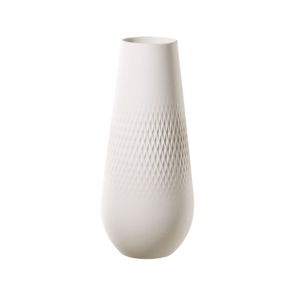 Manufacture Collier Blanc Vase Carre Tall - Minimax