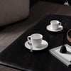 Manufacture Rock Coffee Cup Saucer Blanc - Minimax