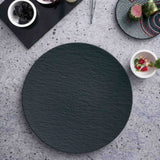 Villeroy & Boch Manufacture Rock Gourmet Plate Black 32cm | Minimax