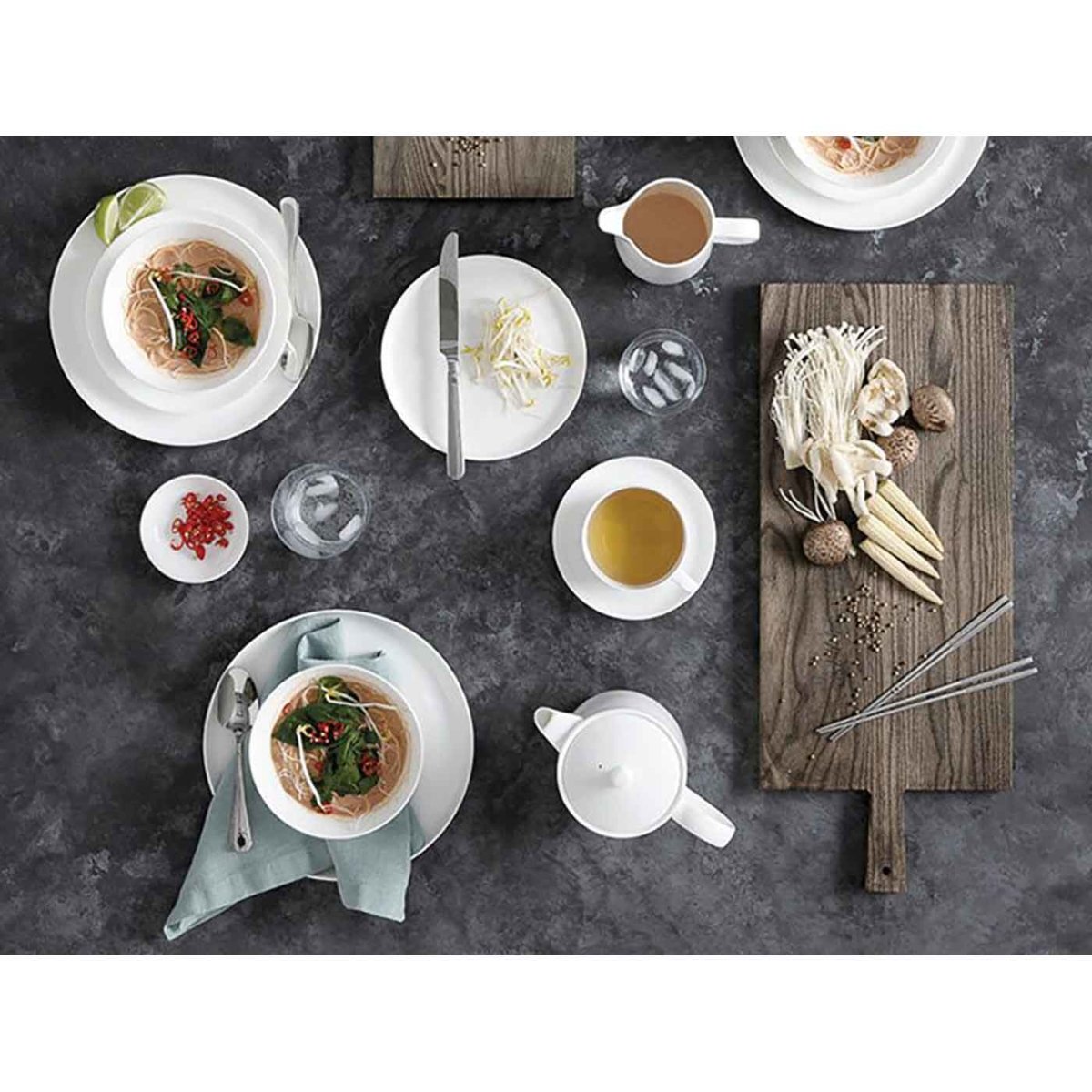 Maxwell & Williams Cashmere Mansion High Rim Dinner Set 12 Piece | Minimax