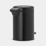 NewIcon Pedal Bin Black 5 Liter - Minimax