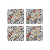 Nostalgic Blue Lily Coasters Set of 4 - Minimax