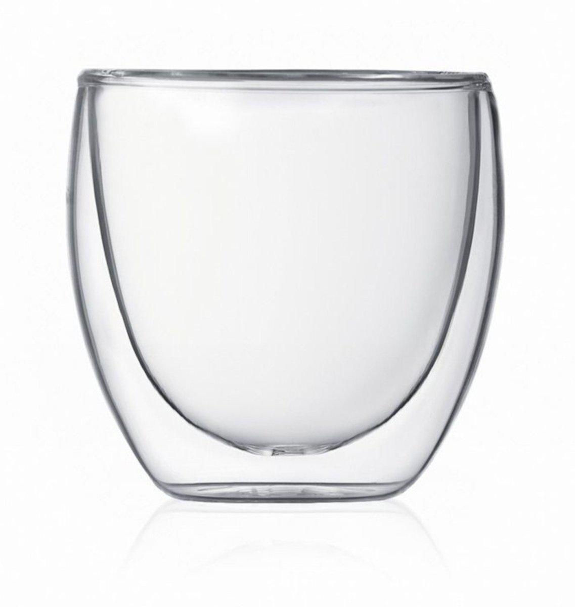 Bodum Pavina Espresso Double Wall Glasses 80ml (Set of 2) | Minimax