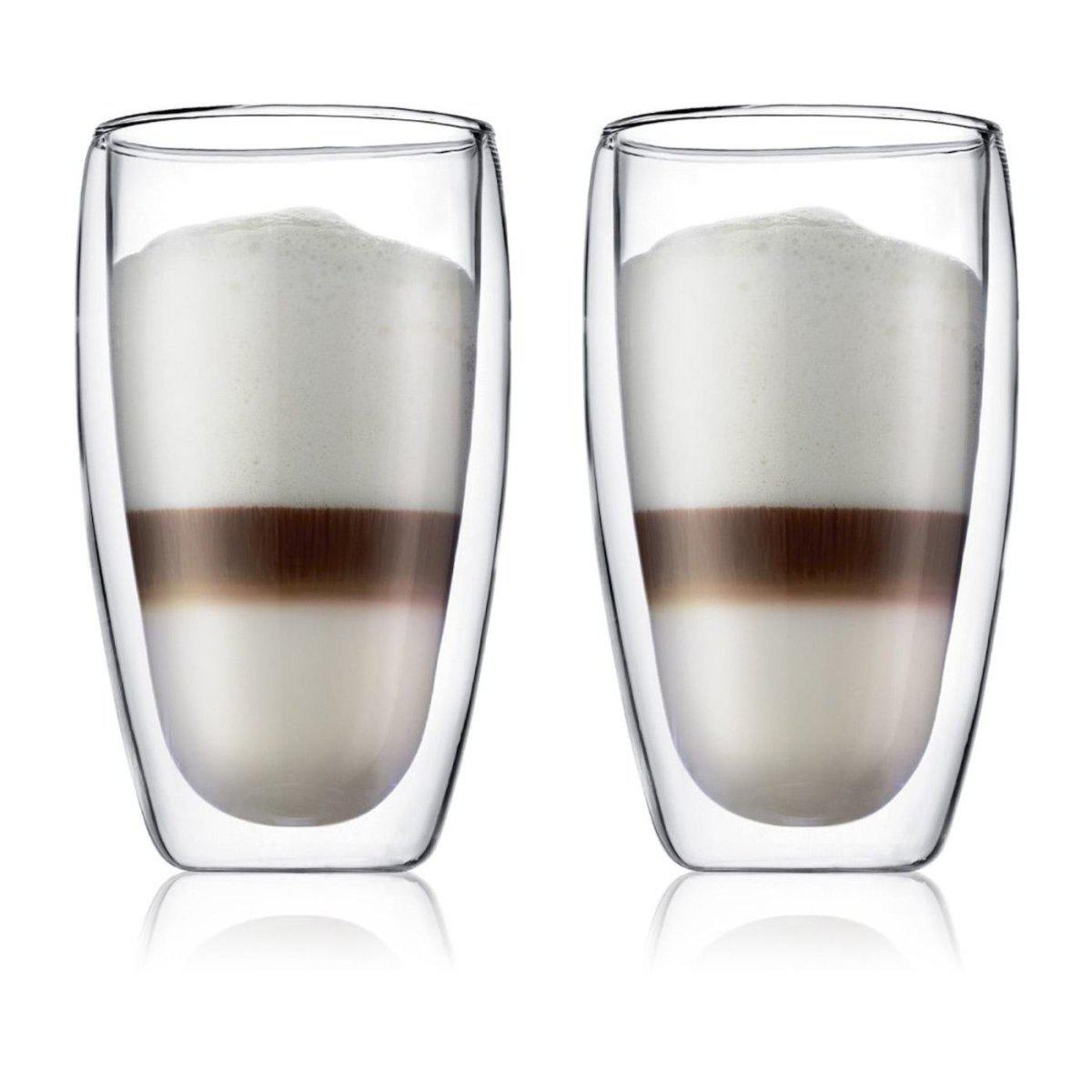 Bodum Pavina Double Wall Glasses Large 450ml (Set of 2) | Minimax