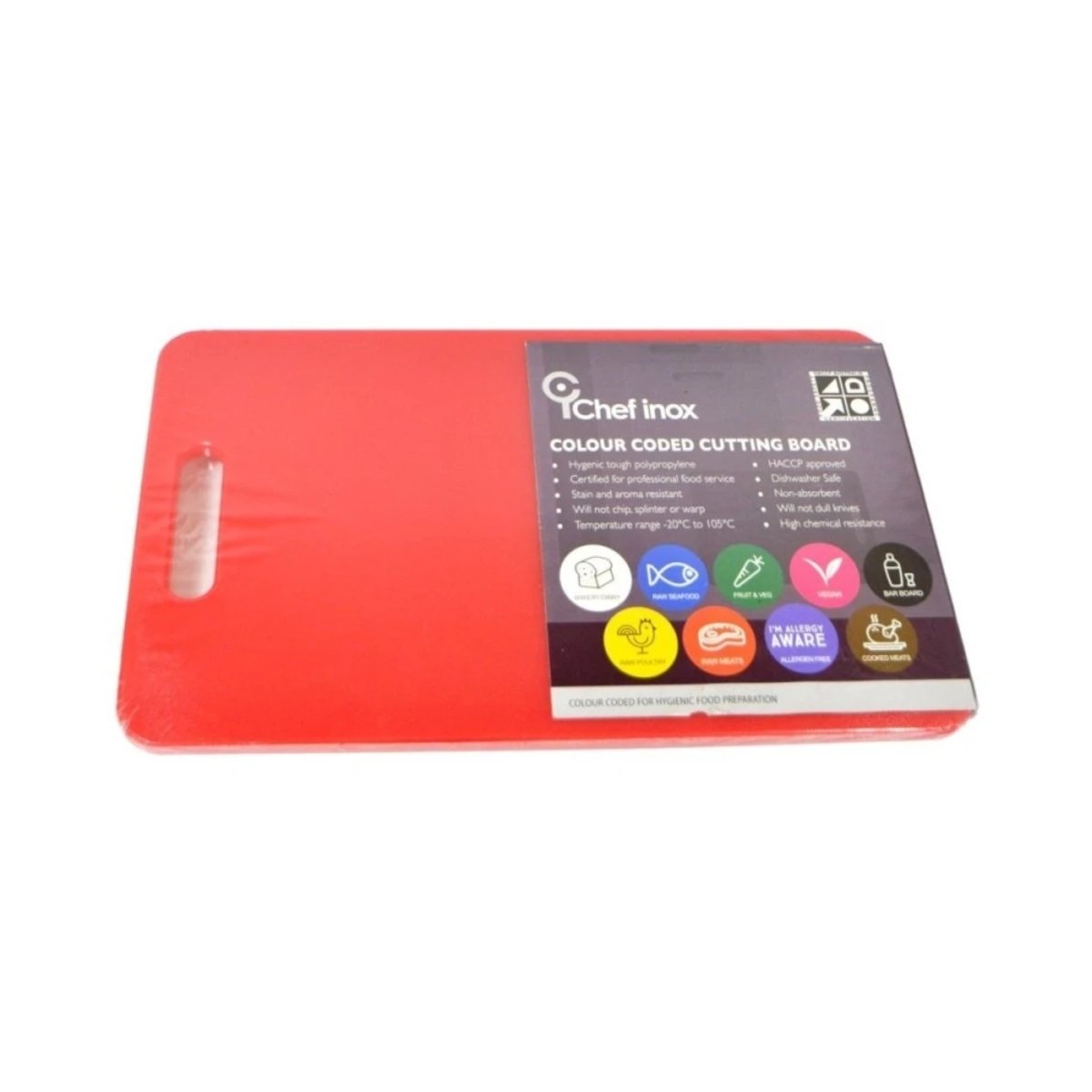 Plastic Red Chopping Board - Minimax