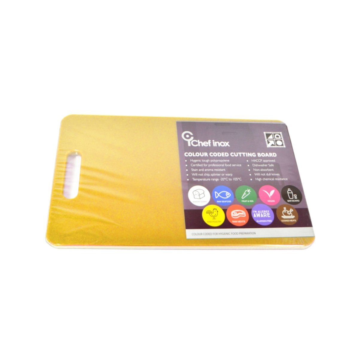 Plastic Yellow Chopping Board - Minimax