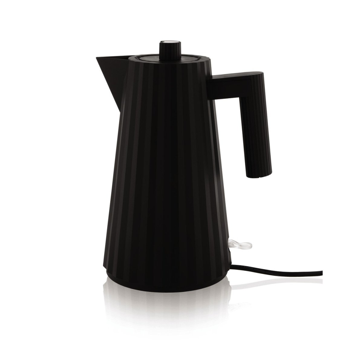 Alessi Plissé Electric Kettle Black Minimax - Main Image