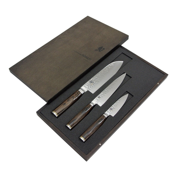 SHUN Premier 3 Piece Asian Knife Set | Minimax