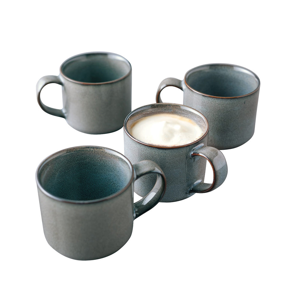Casero Penn Steel Mugs Set 335ml (Set of 4) | Minimax