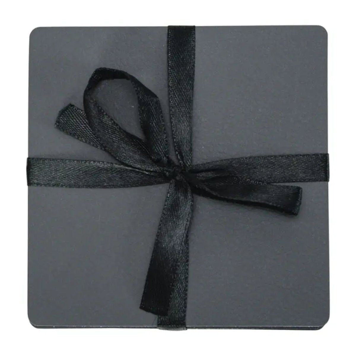 Recycled Leather Coaster Charcoal - Minimax