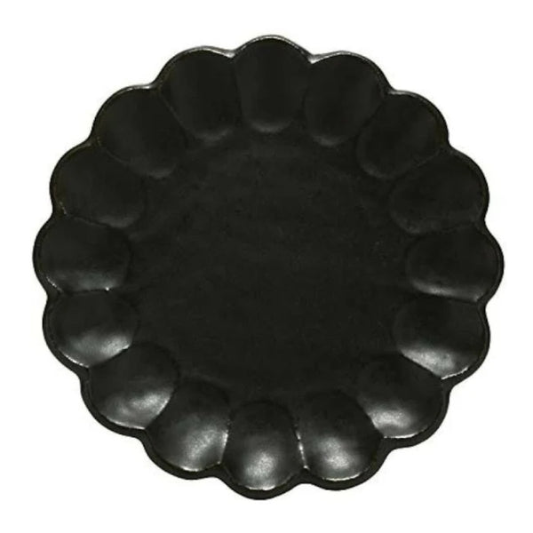 Rinka Black Round Plate 27cm - Minimax