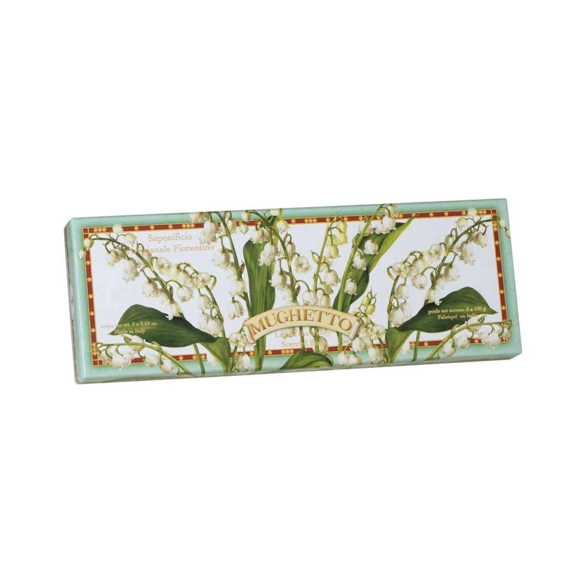 Saponificio Artigianale Fiorentino Jasmine Boxed Soap Round (Set of 3) | Minimax