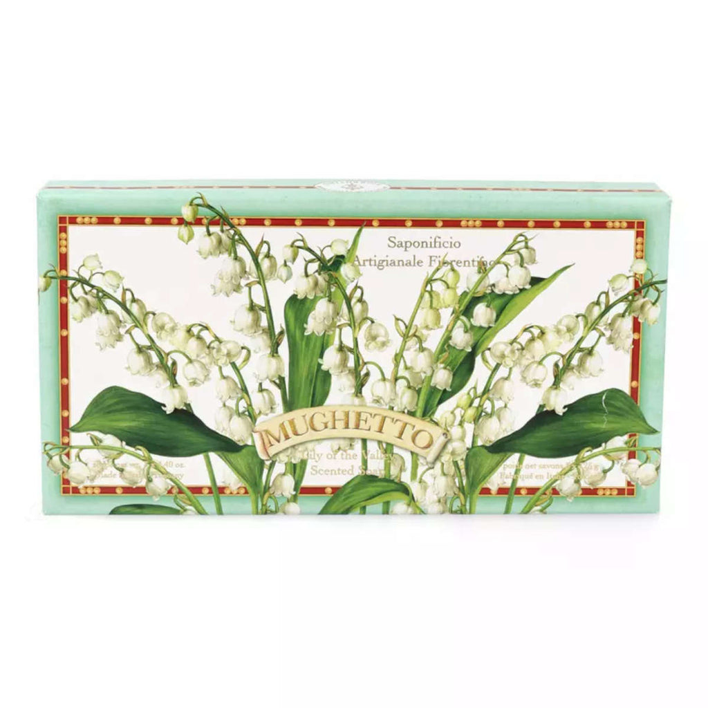 Saponificio Artigianale Fiorentino Lily of the Valley Soap in Box 125g Set of 3 | Minimax