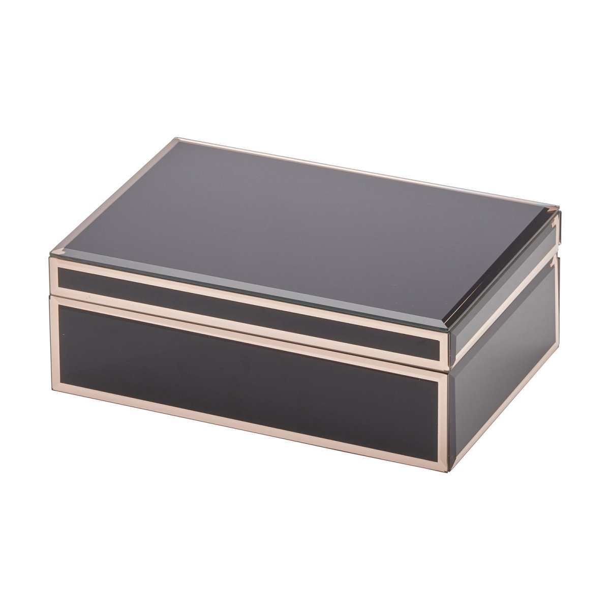 One Six Eight London Sara Jewellery Box Black Large | Minimax
