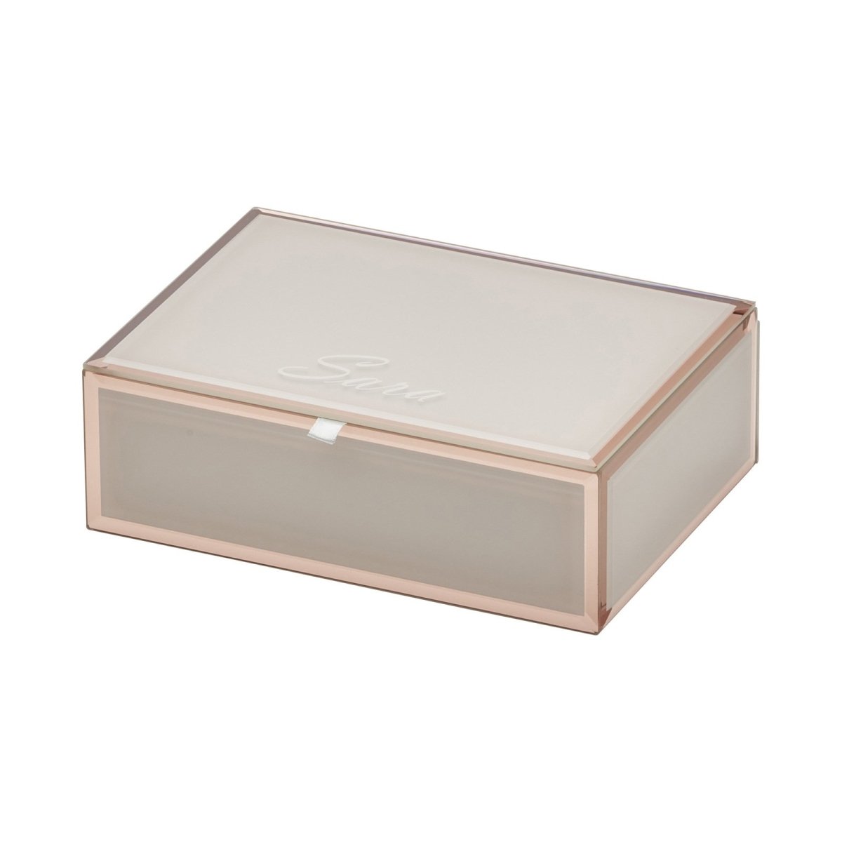 One Six Eight London Sara Jewellery Box Blush Medium | Minimax