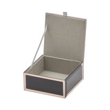 One Six Eight London Sara Jewellery Box Black Small | Minimax