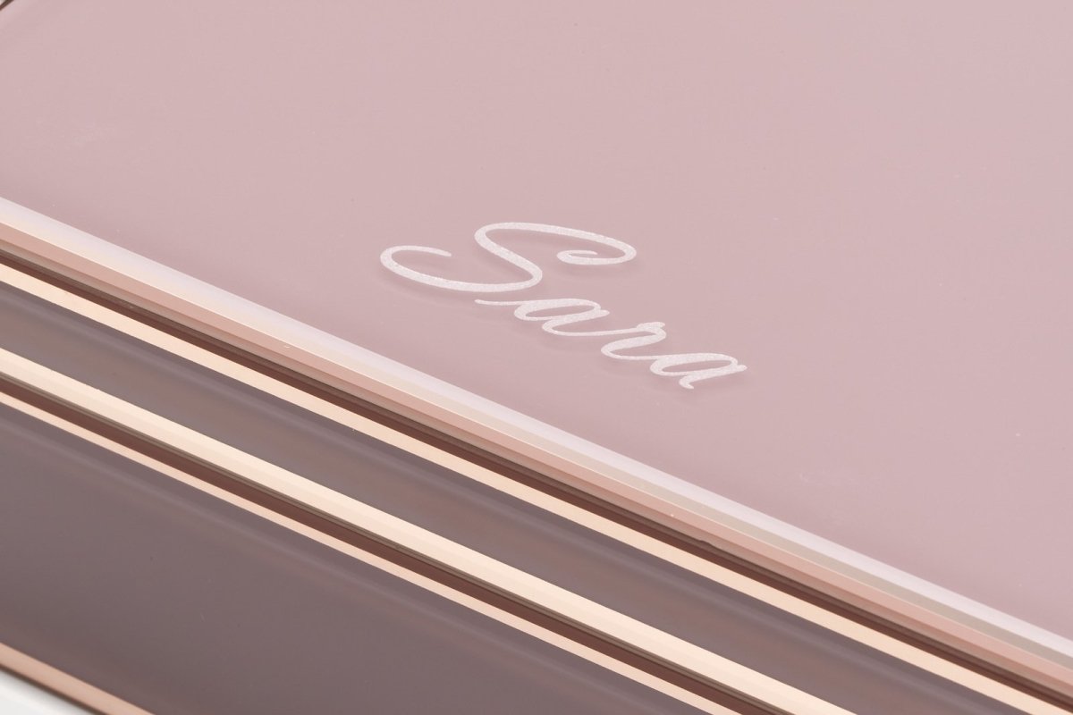 One Six Eight London Sara Jewellery Box Dusty Rose Small | Minimax