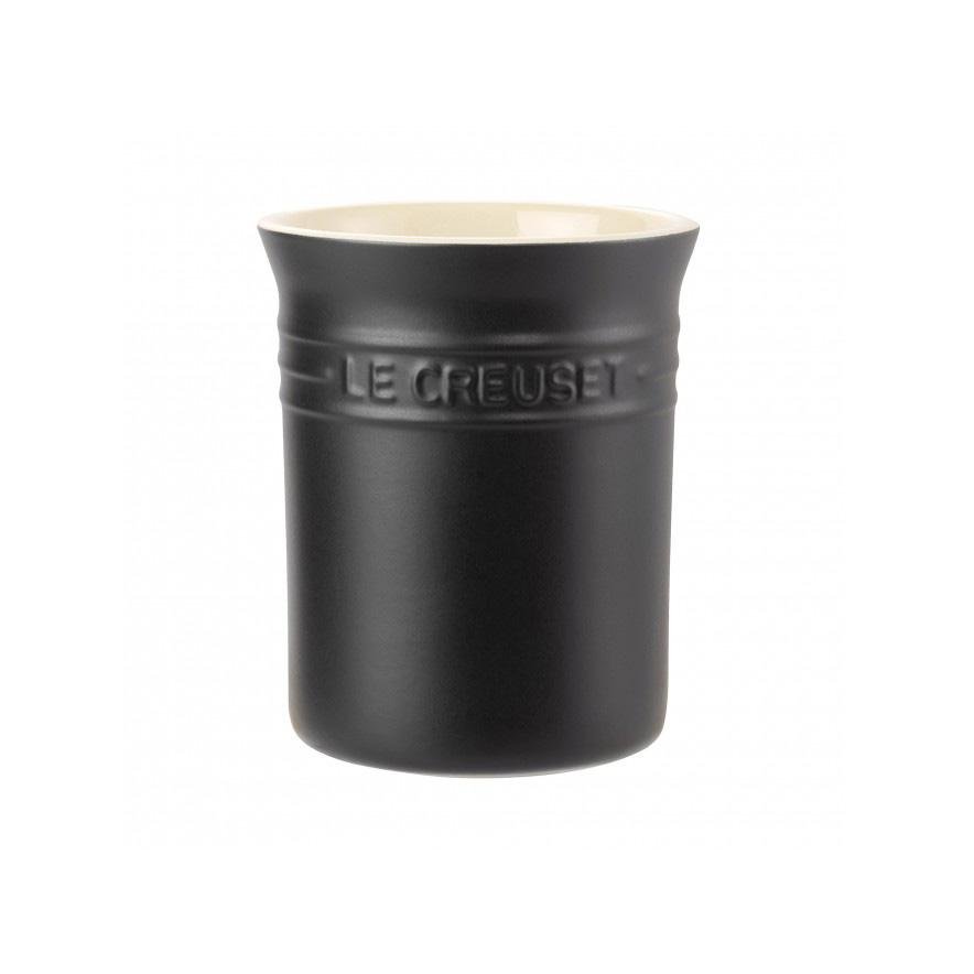 Le Creuset Stoneware Utensil Jar Black Small | Minimax
