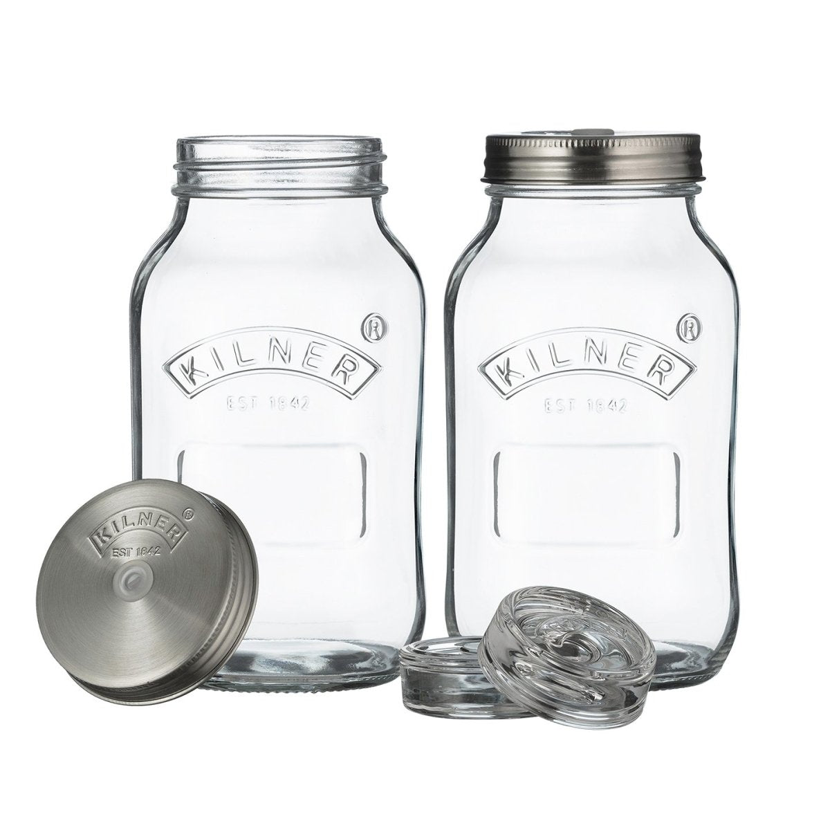 Set of 2 Fermentation Jar Set 1 Litre - Minimax